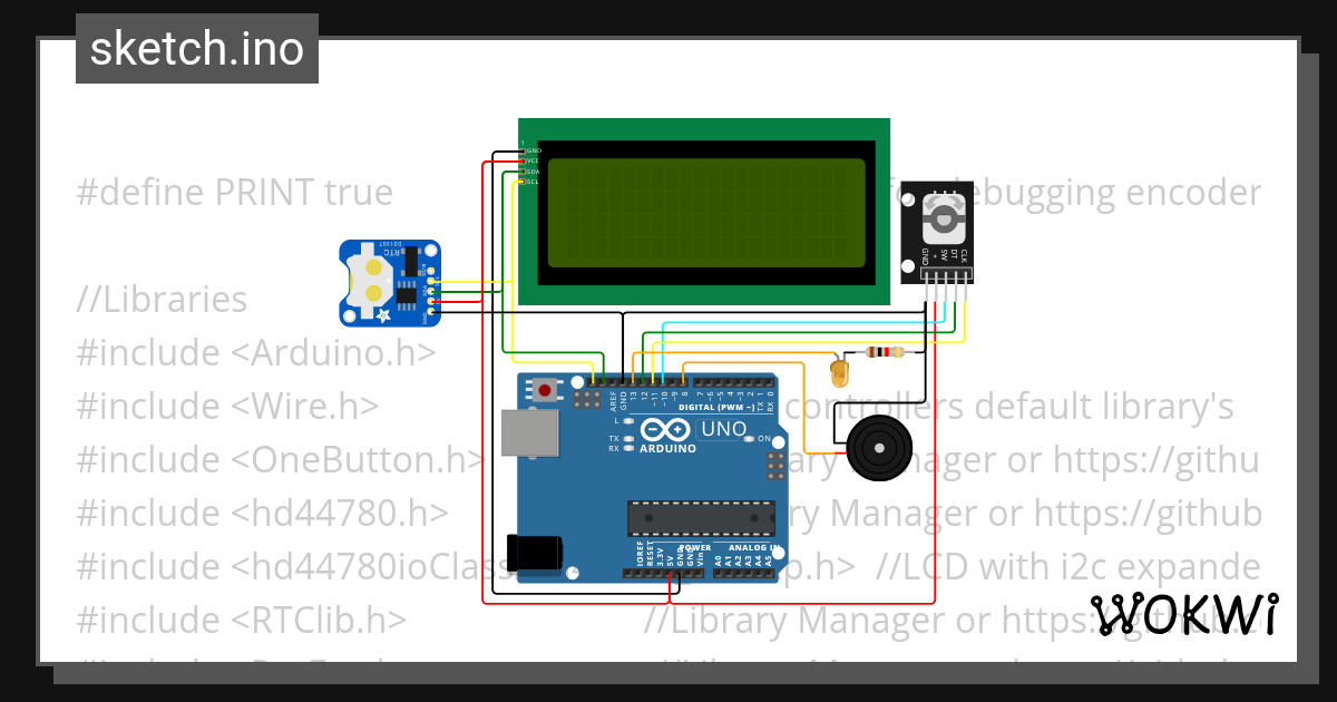 my multitimer inSync Wokwi ESP32, STM32, Arduino Simulator