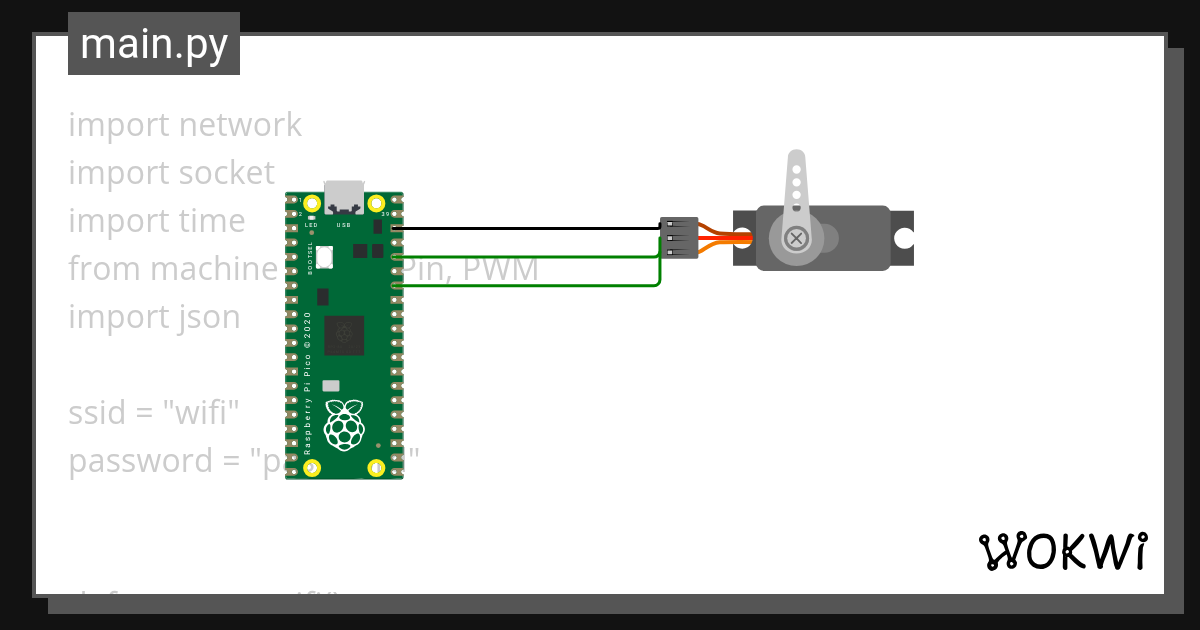 servo Wokwi ESP32, STM32, Arduino Simulator