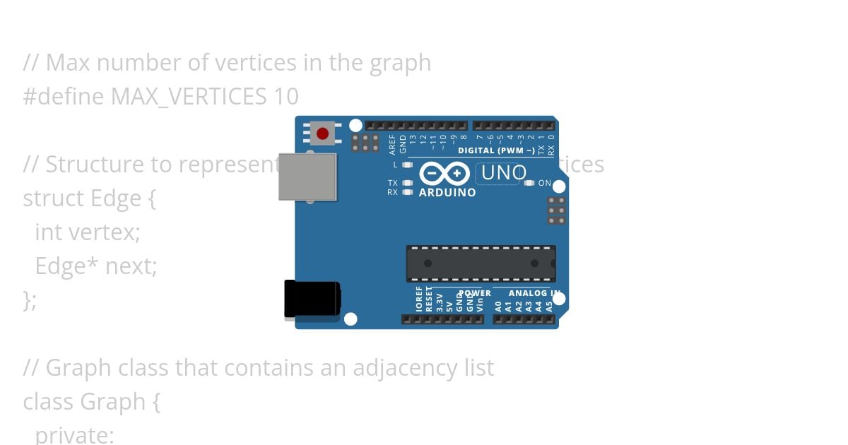 Graph data structure w/ Uno simulation