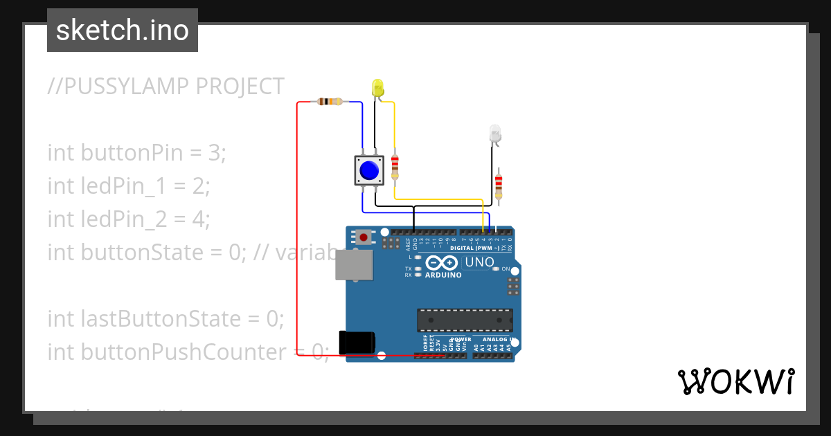 PUSH BUTTON NRN22_XII2 Wokwi ESP32, STM32, Arduino Simulator