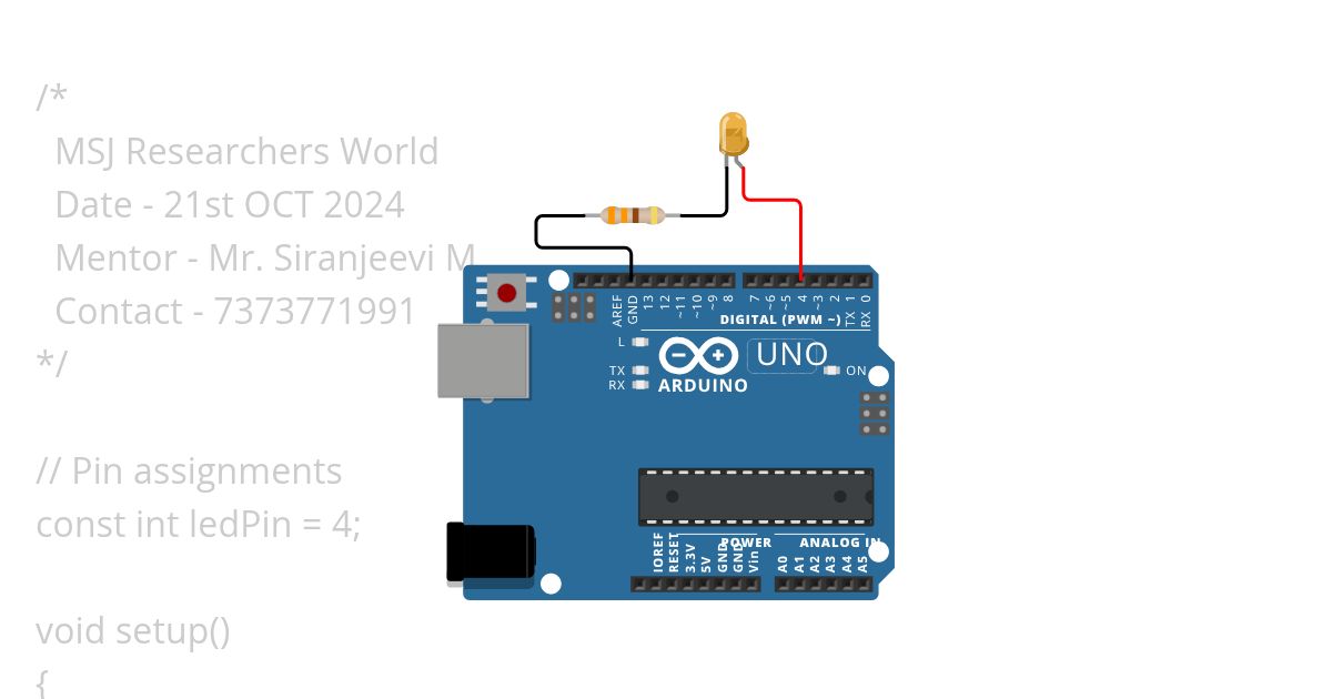 Task 1 LED Blink simulation