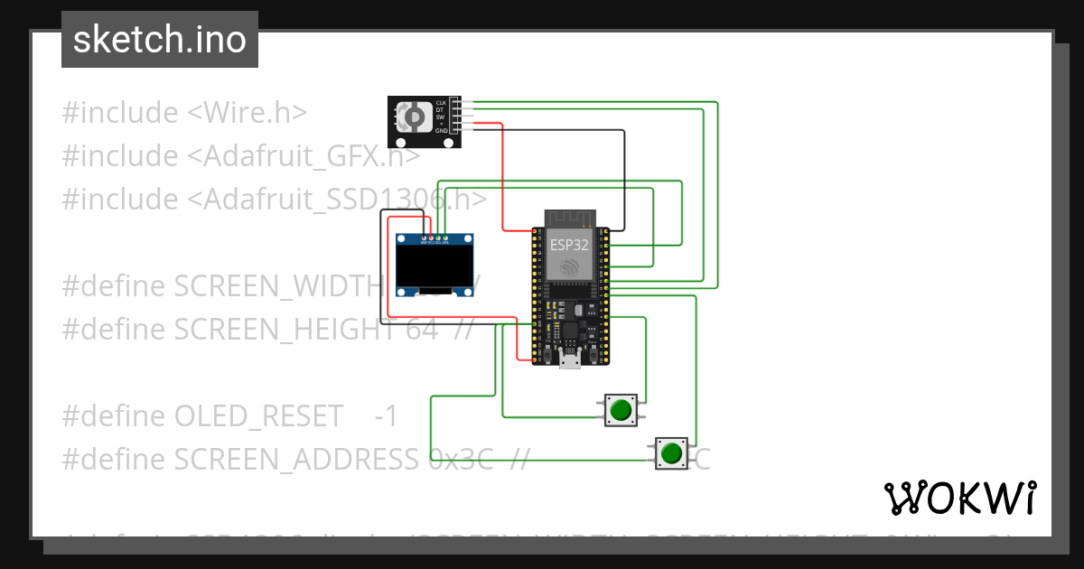 Encoder Wokwi ESP32, STM32, Arduino Simulator