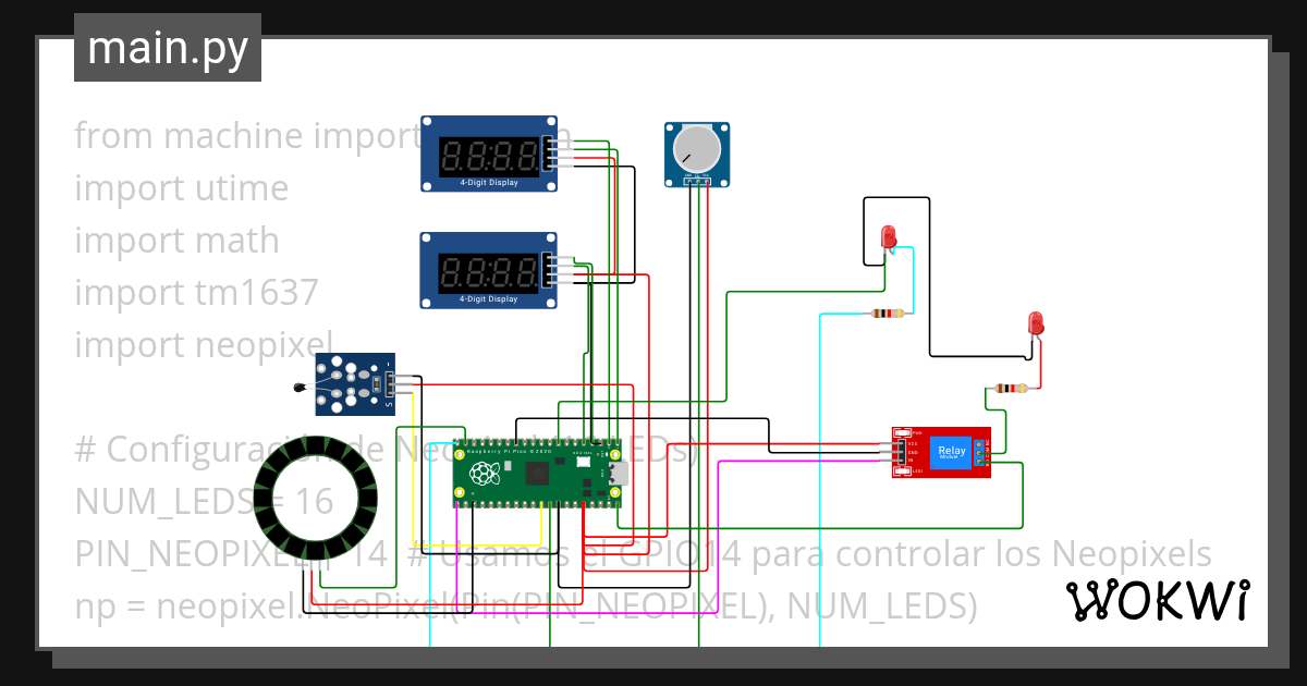 SIA_Practica_1 Wokwi ESP32, STM32, Arduino Simulator