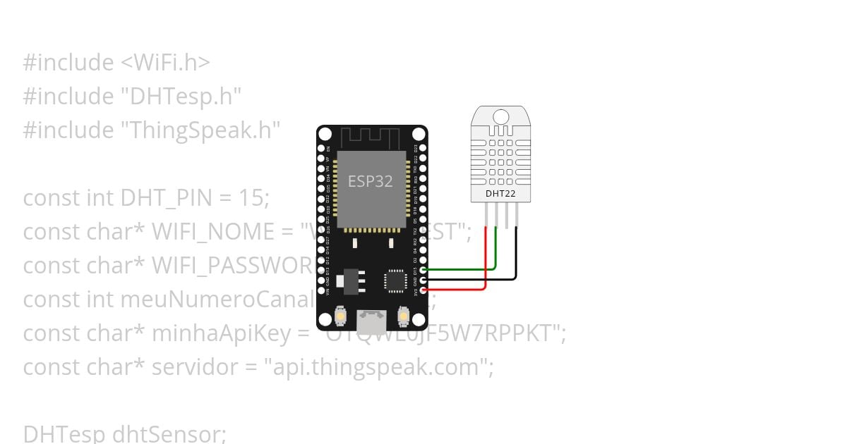 esp32 IoT Teste simulation