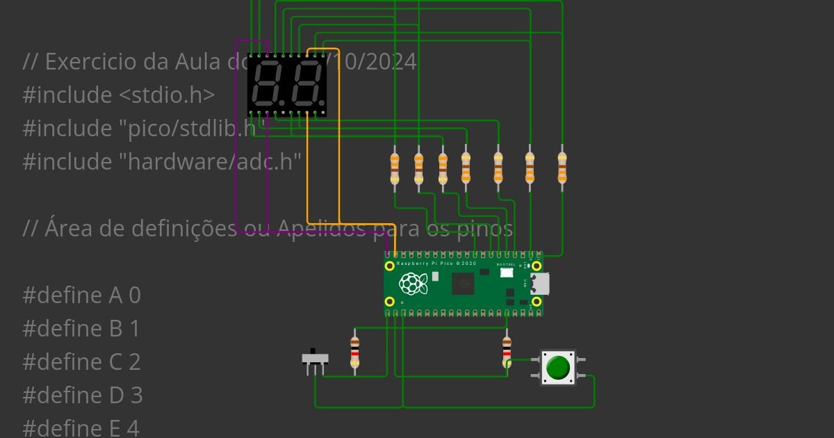 Exercicio 7 - Microcontroladores Display 7 SEG Duplo Copy