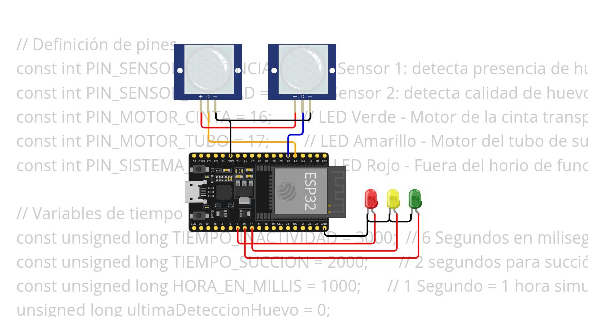 Granja Ovipara ESP32 simulation