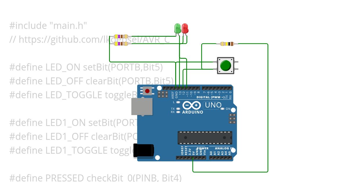 FI_Timer0_overflow_interrupt_to_blink_LED simulation
