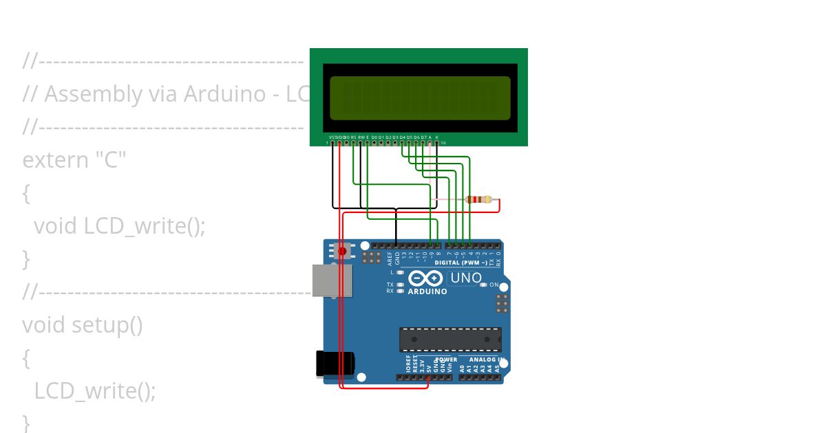 LCD assembly simulation