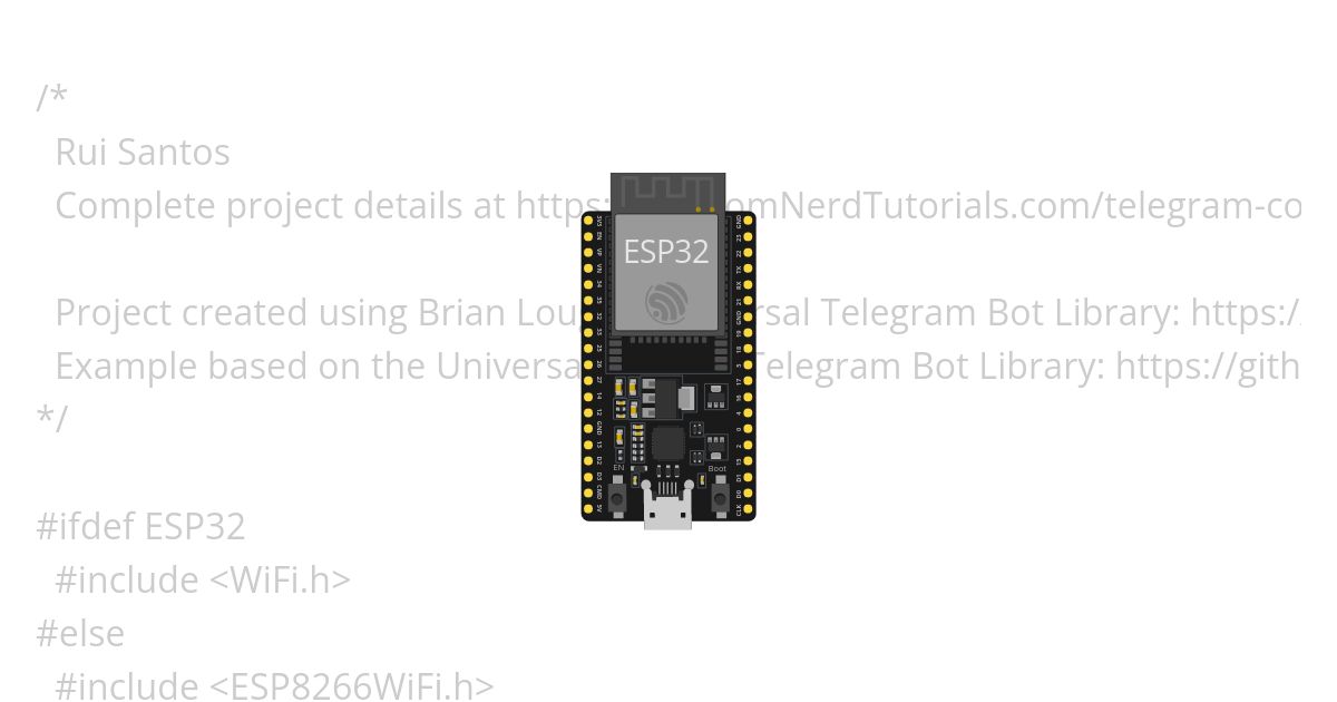 Telegram simulation