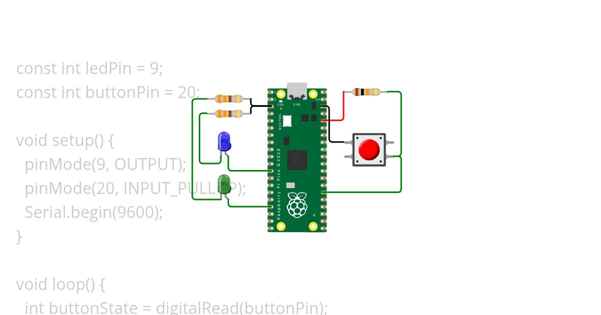 Input Pull-up Serial simulation