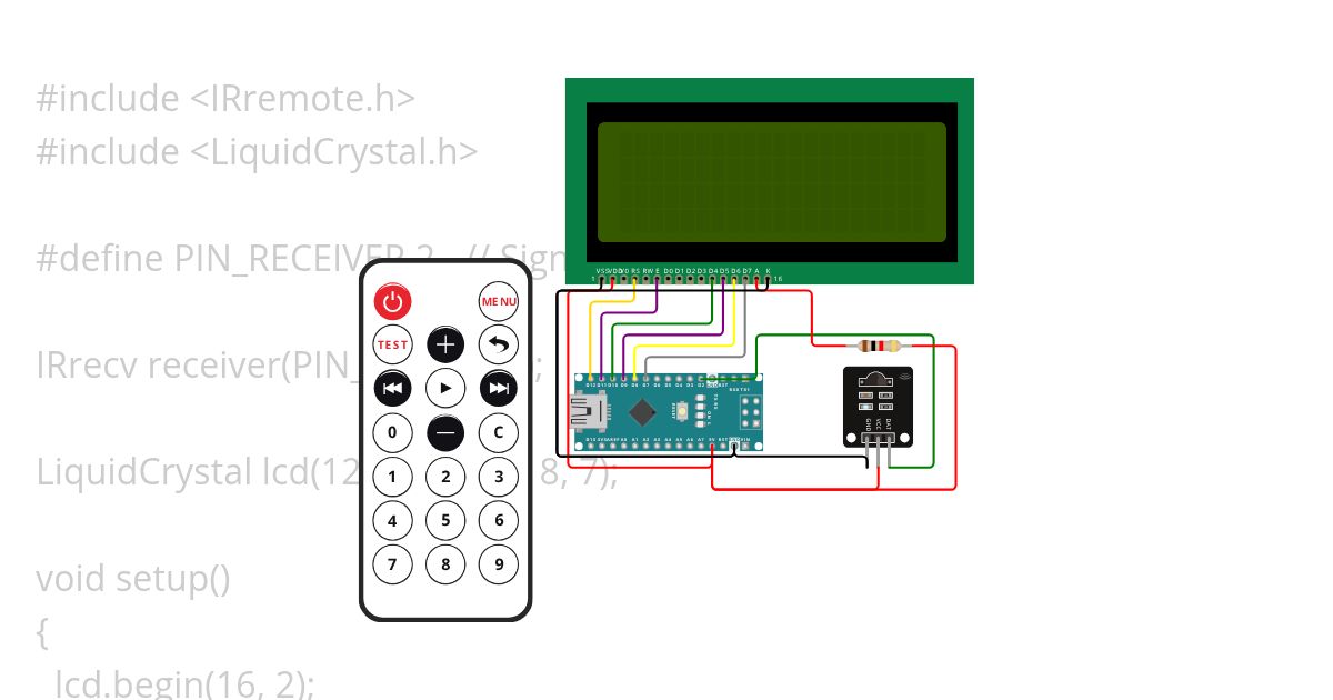 ir remote 427 exp 5 simulation