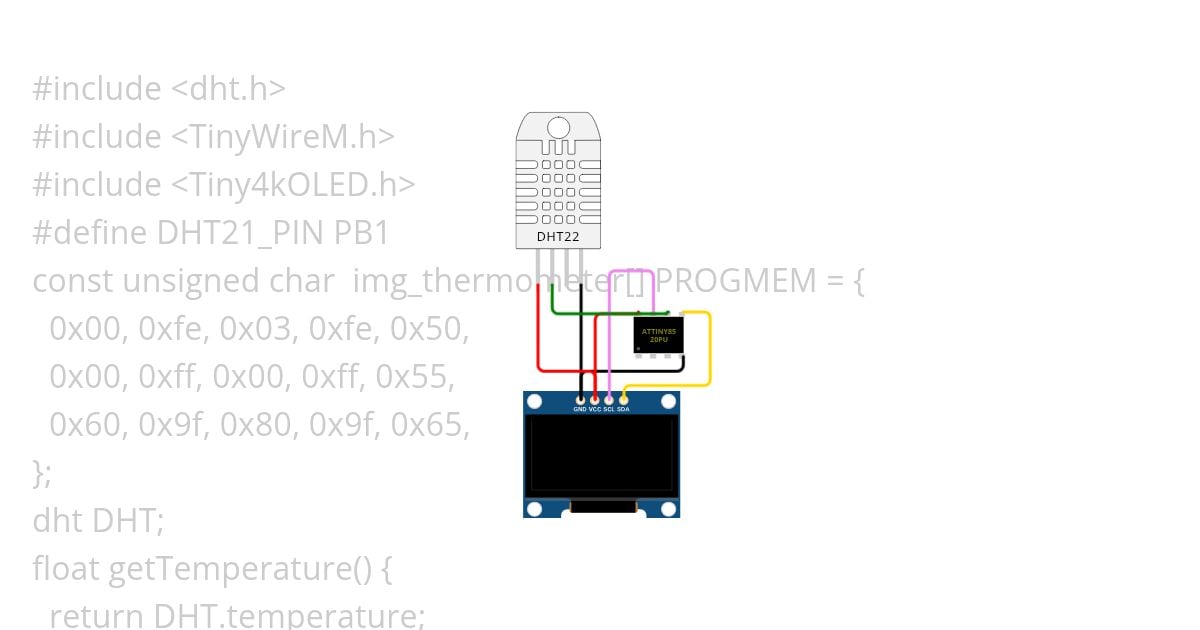 DHT OLED simulation