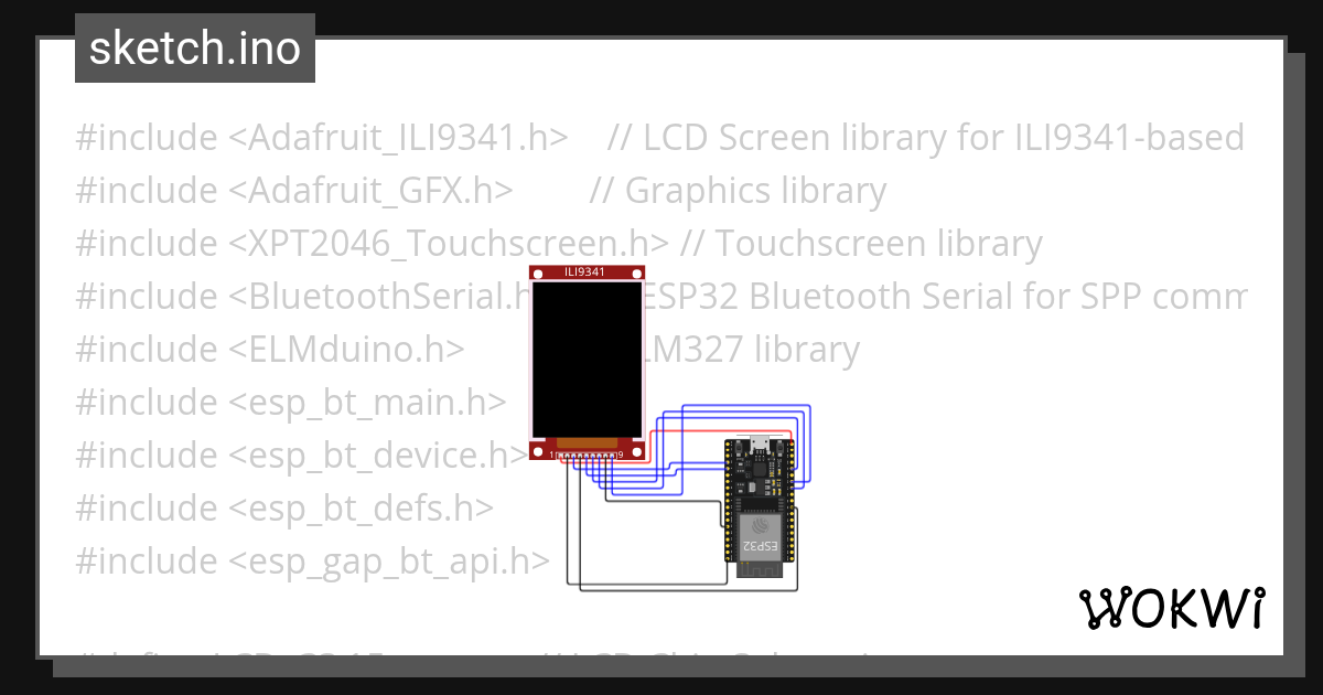 test CYD Copy Wokwi ESP32, STM32, Arduino Simulator