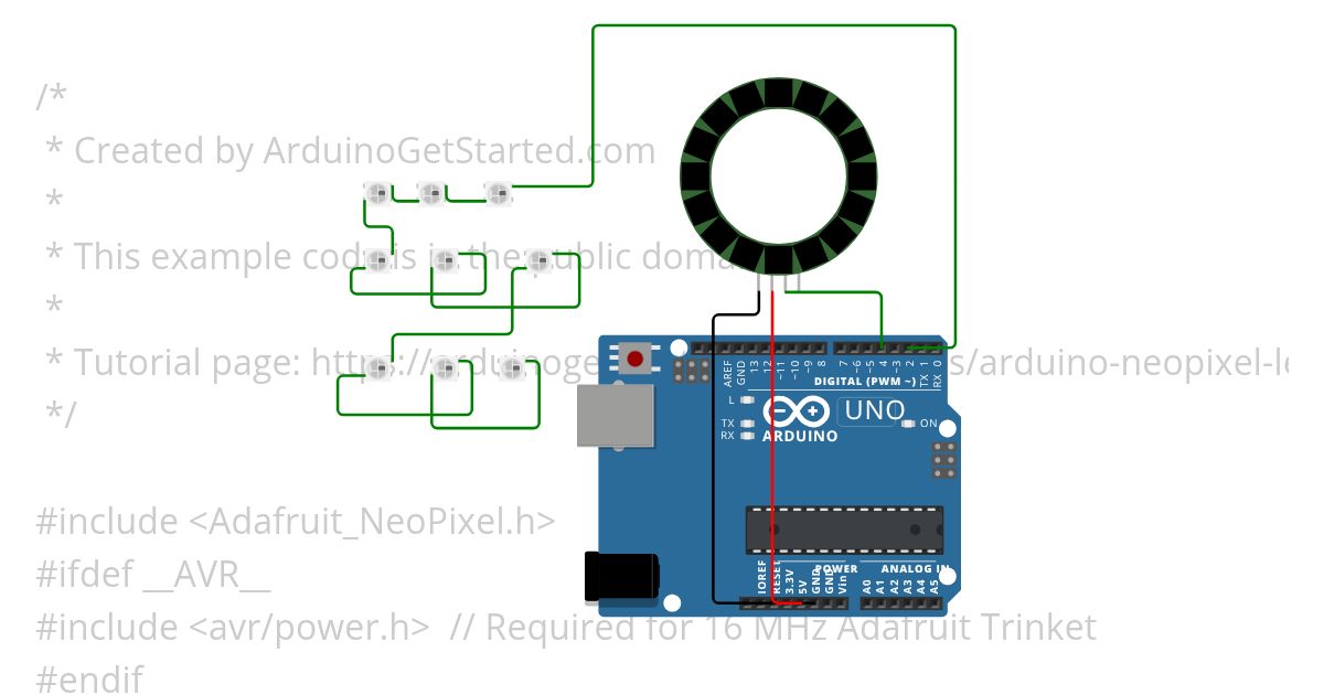 NeoPixel  simulation