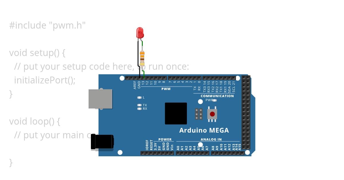 PWM LED Brightness simulation