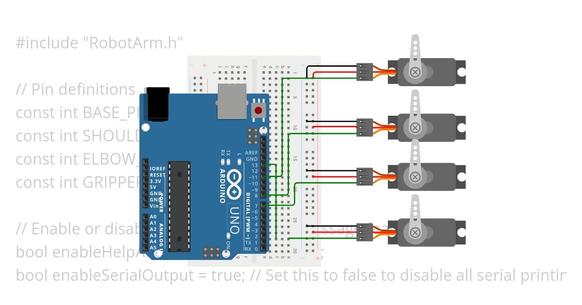 arm serial simulation