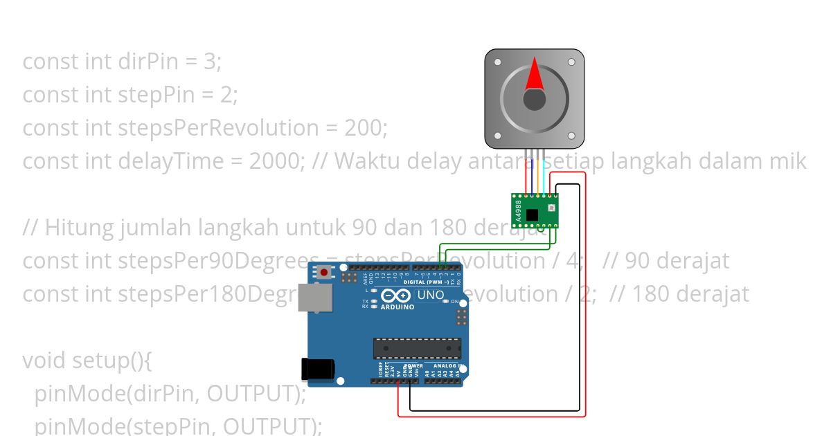 STEPPER MOTOR simulation