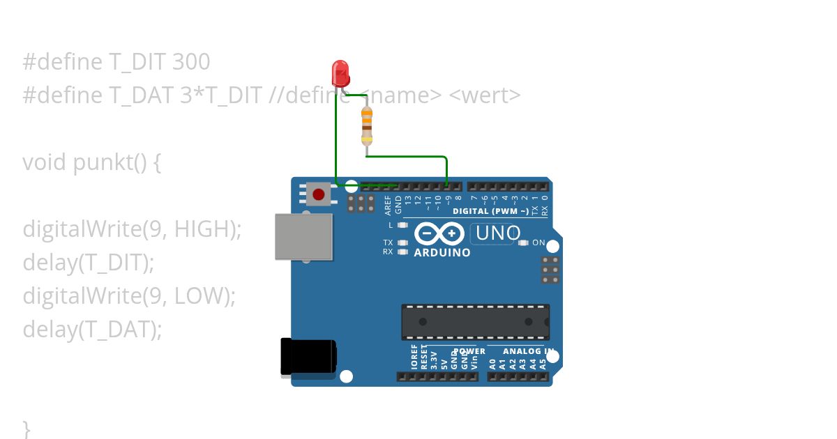 morse code erweiterung simulation