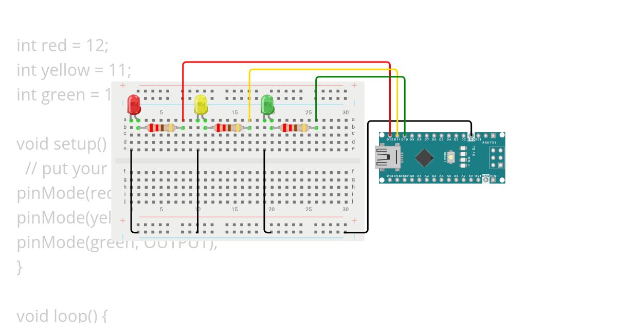 Projekt 2 Lichterkette simulation