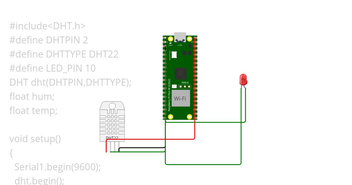 dht22pico simulation