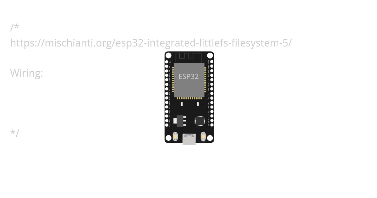 esp32_sdcard_littlefs simulation