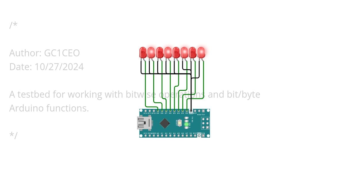 Bitwise Operations example simulation