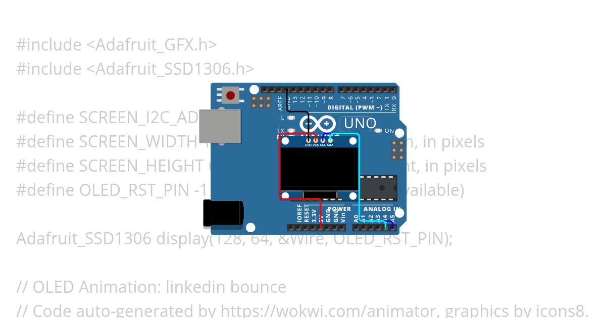 OLED IN simulation
