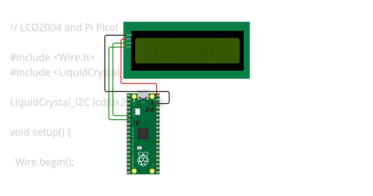 pi pico lcd simulation