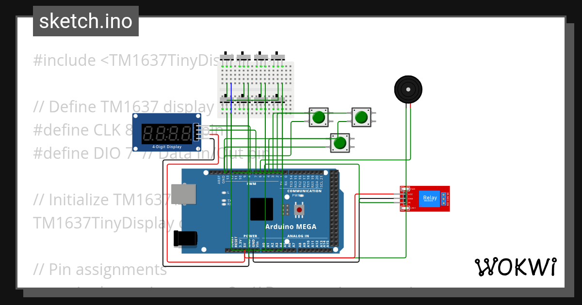 Advanced Wire Bomb Wokwi ESP32, STM32, Arduino Simulator