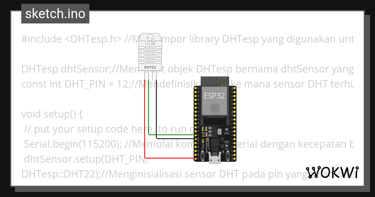 dht22 - Wokwi ESP32, STM32, Arduino Simulator