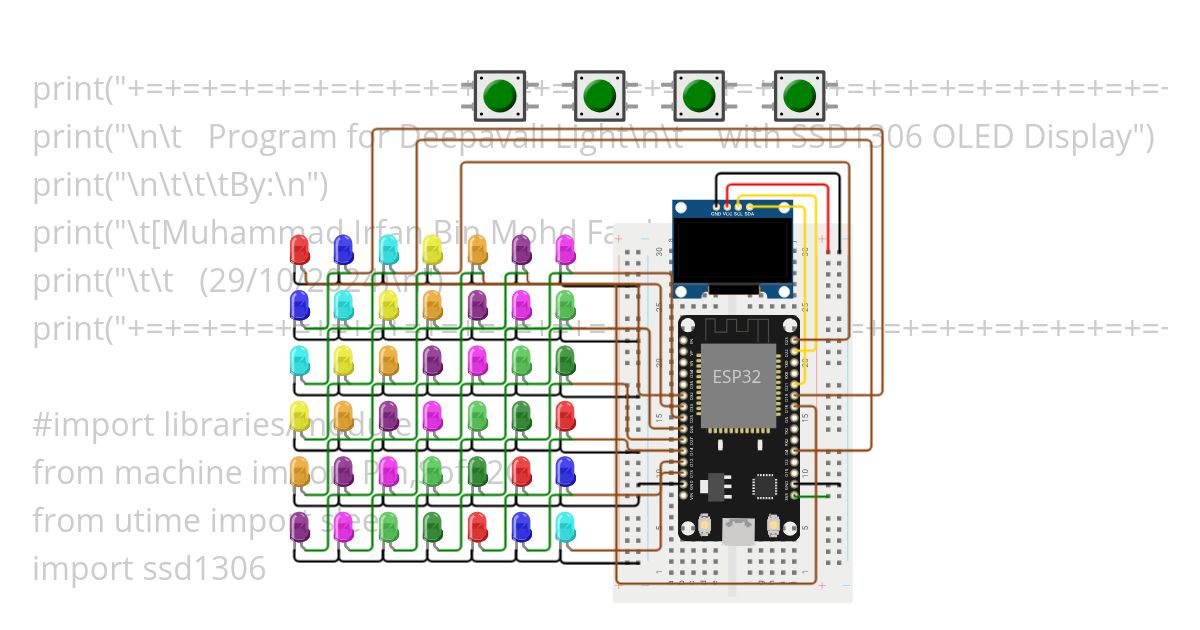 Deepavali Light simulation