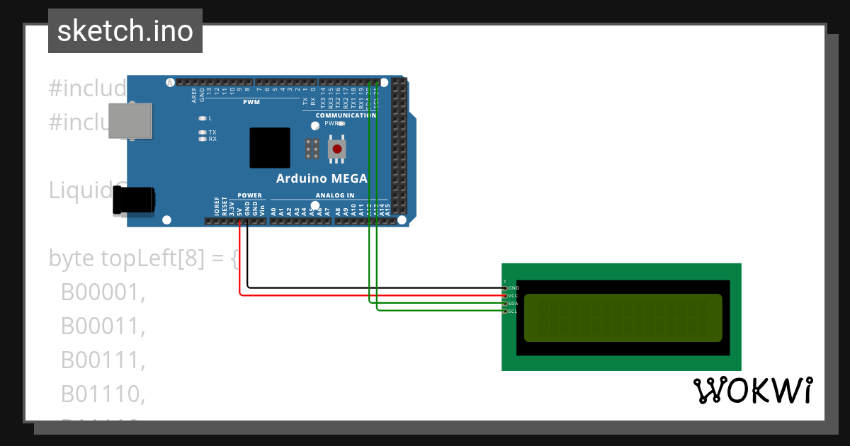 I2C - Wokwi ESP32, STM32, Arduino Simulator
