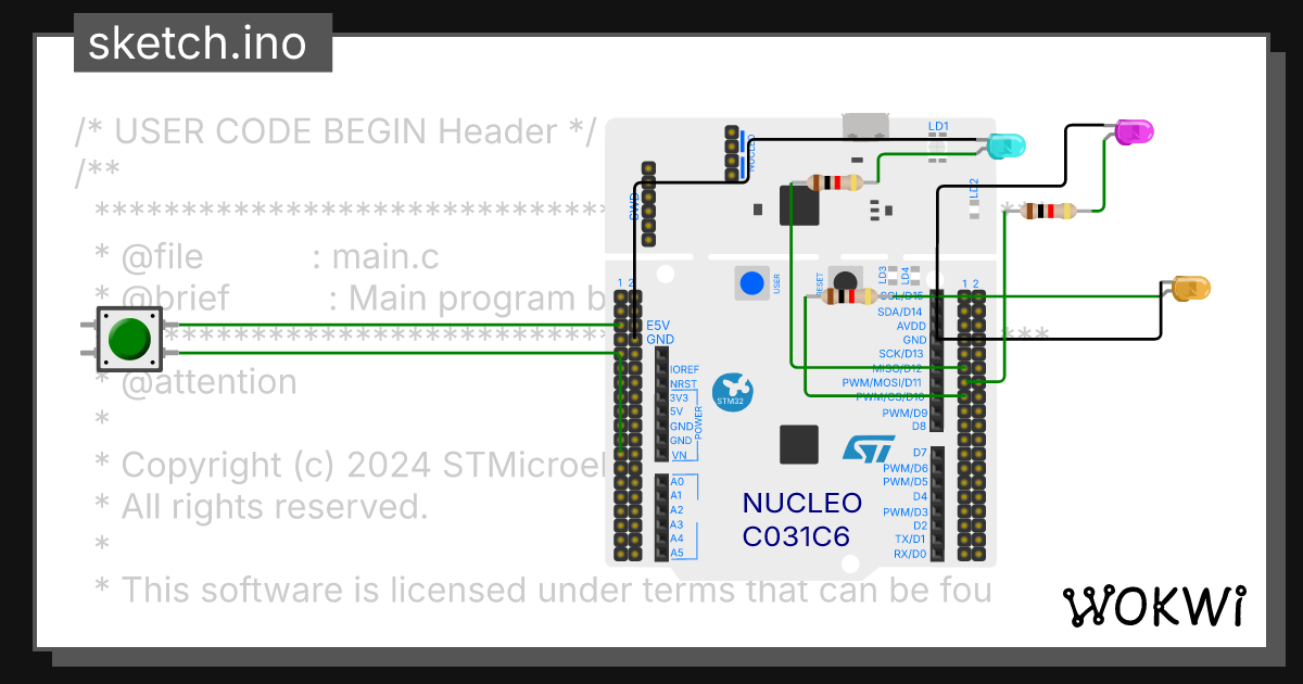 Wokwi online esp32 stm32 arduino simulator