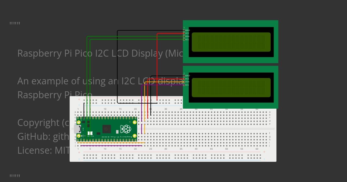 I2C LCD Display