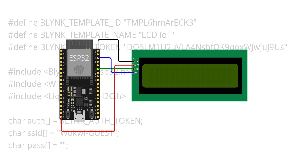 LCD IoT simulation