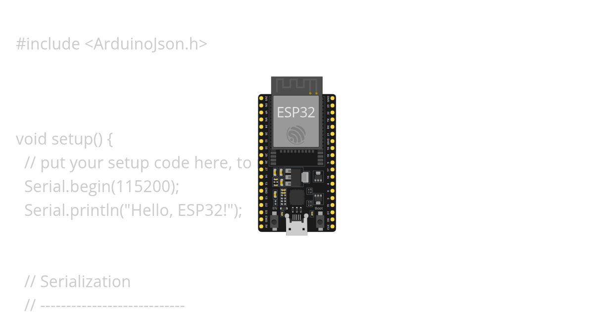 arduinoJson simulation