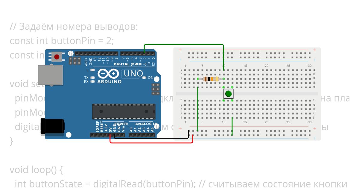 Button_on simulation