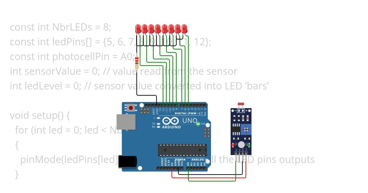 Lesson 5 Photoresistor simulation