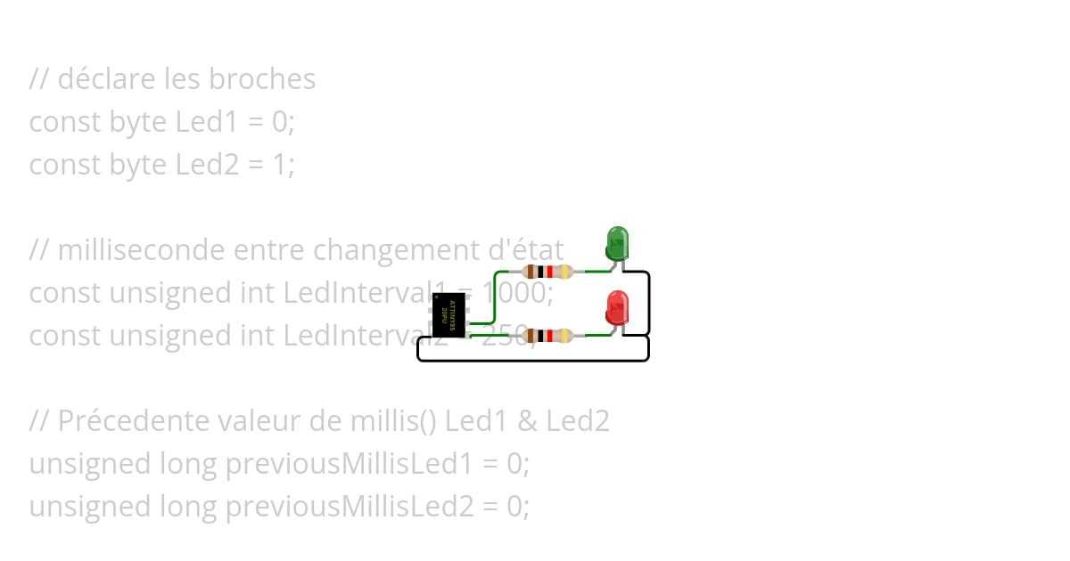 ATtiny85 cligno Copy simulation