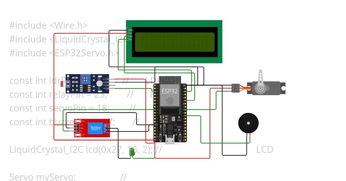 Smart security system  simulation