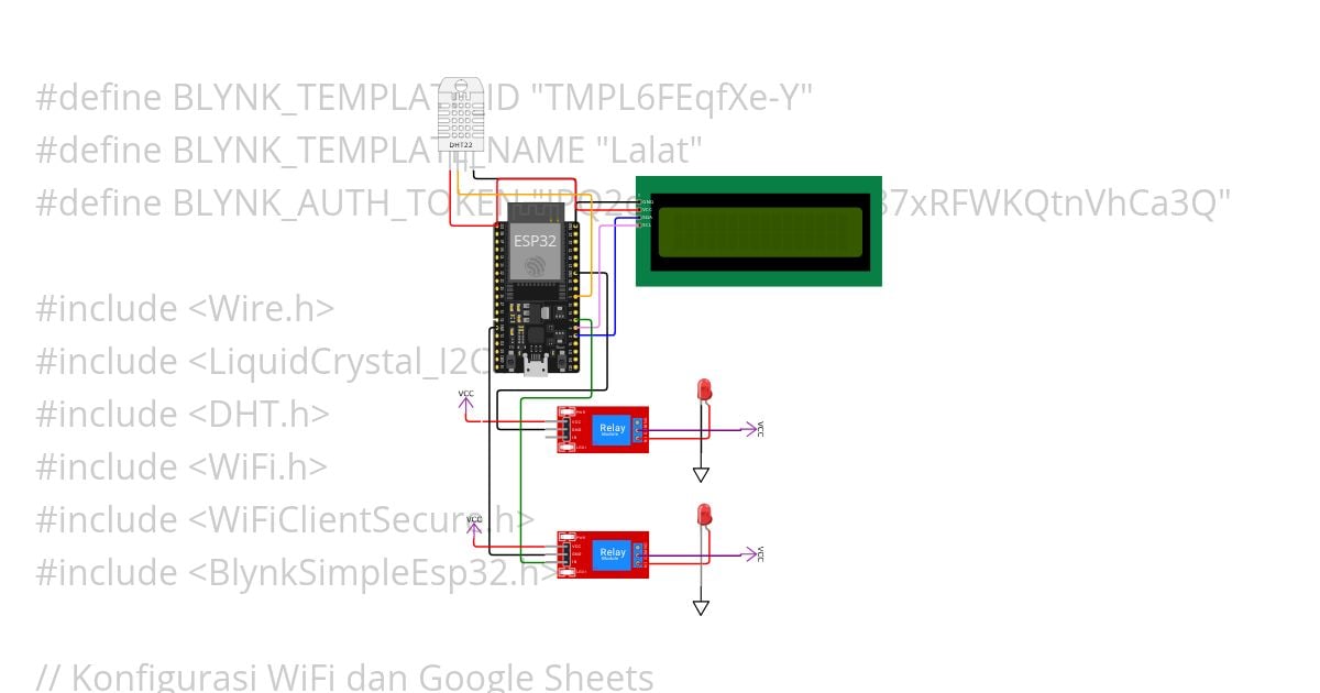 Data Logger Gsheet with Blynk Kelompok 3 simulation