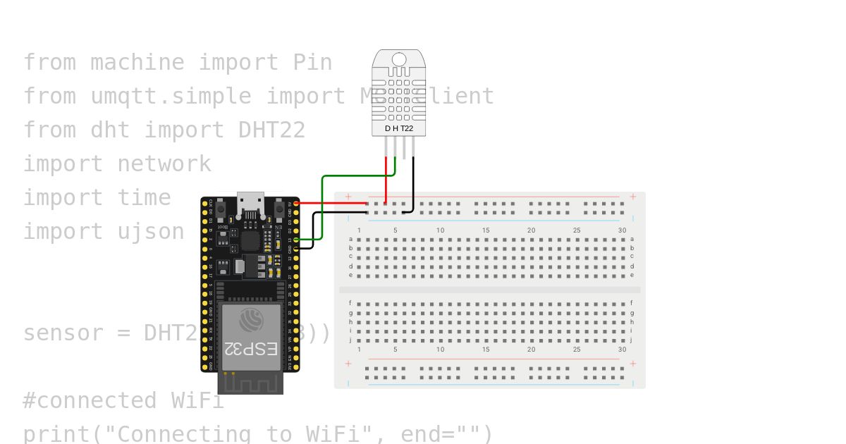 ELO 3.DHT22 + NetPie simulation