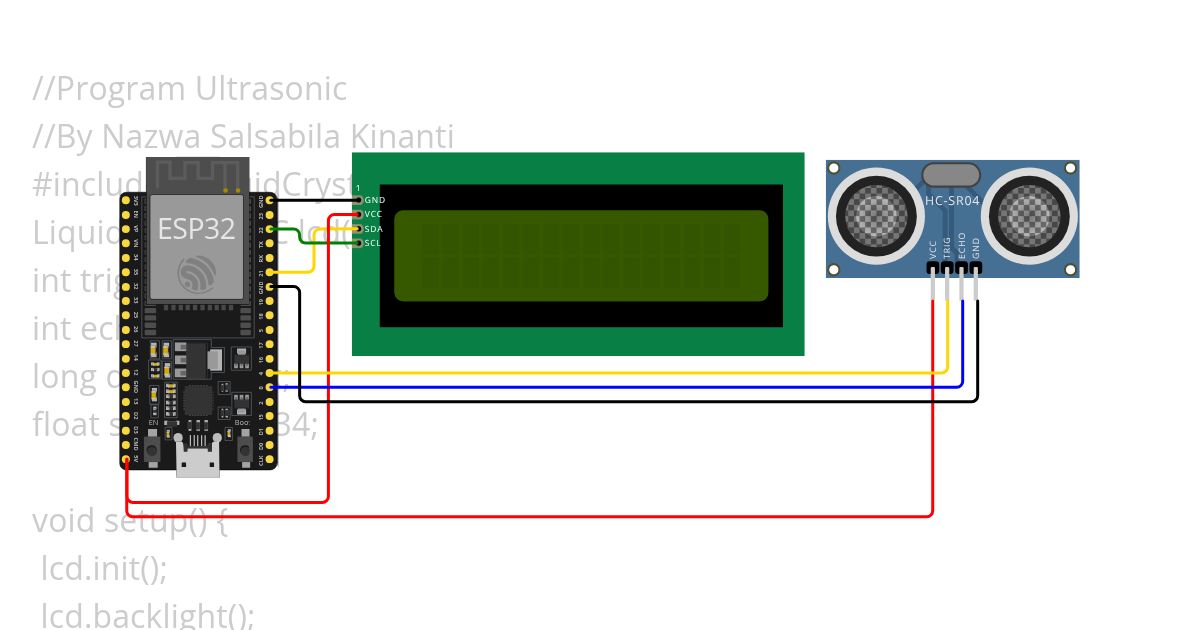 Sensor Ultrasonic Nzwa simulation