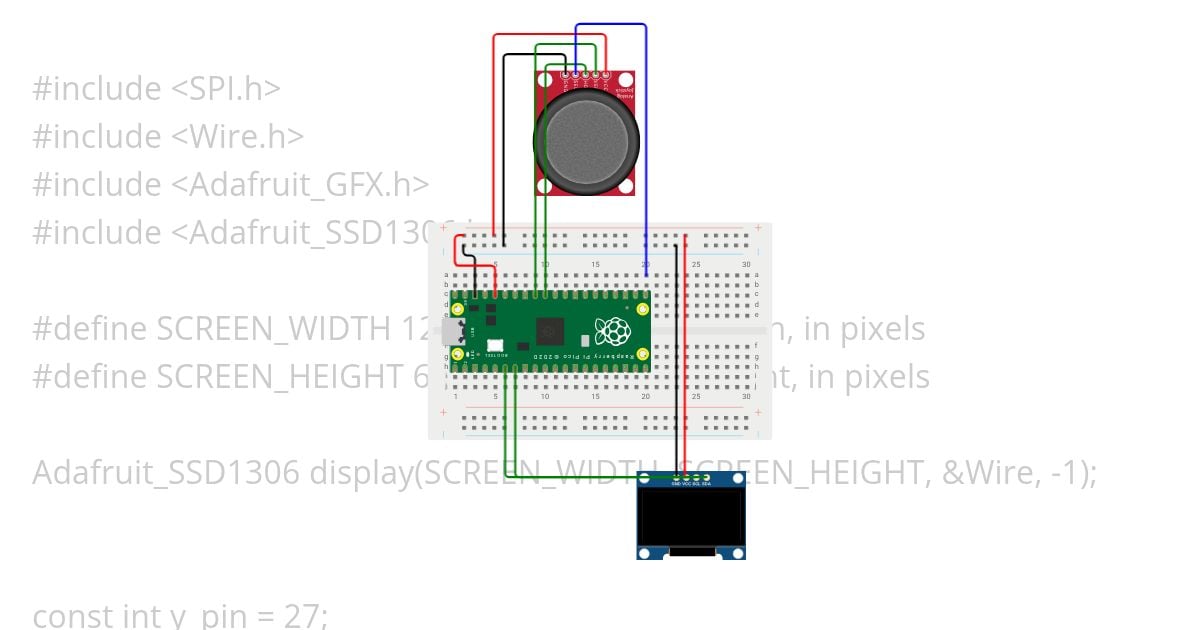 joystick&oled simulation