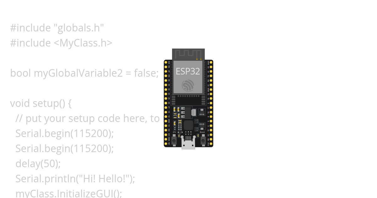 Arduino Classes simulation
