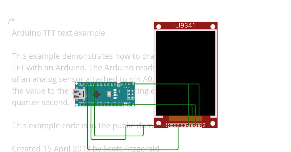 tft lcd simulation
