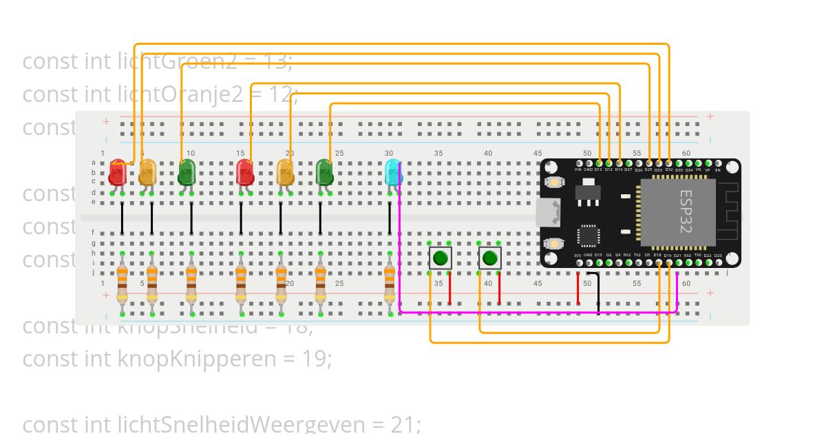 2 verkeerslichten Copy simulation