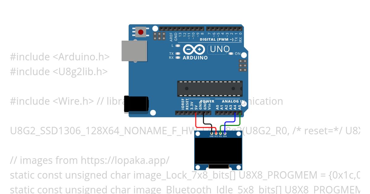 arduino_oled simulation