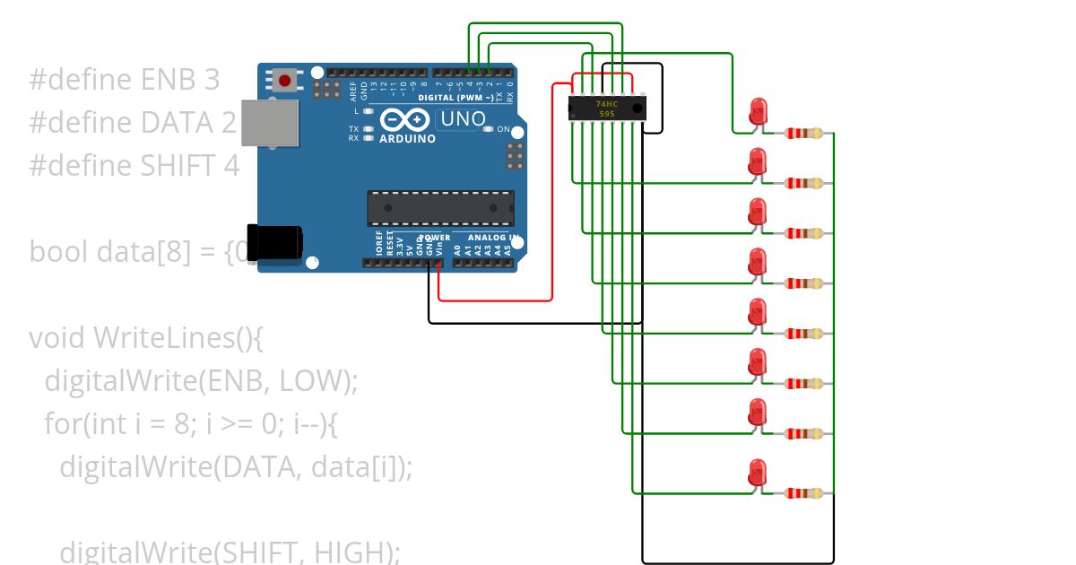 shift register simulation