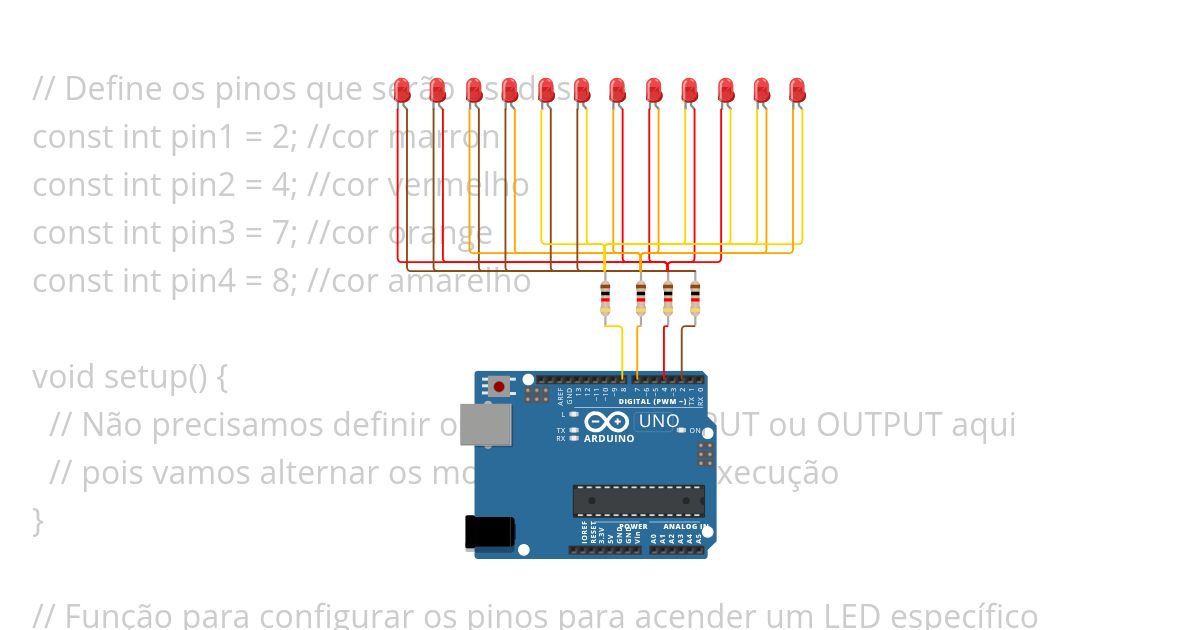 charliplexing-4-12-R-comum-matrix-leds simulation